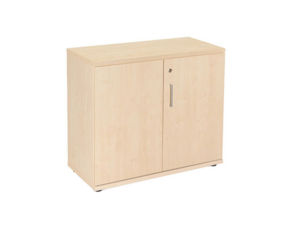 ARMARIO ROCADA CON UN ESTANTE Y DOS PUERTAS ENTERAS SERIE STORE 78X90X45 ACABADO AA01 HAYA/HAYA