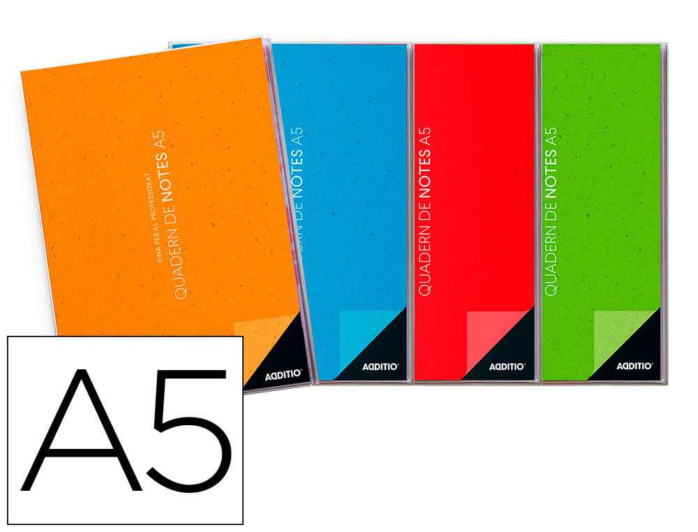 CUADERNO DE NOTAS ADDITIO A5 EVALUACION CONTINUA CATALAN