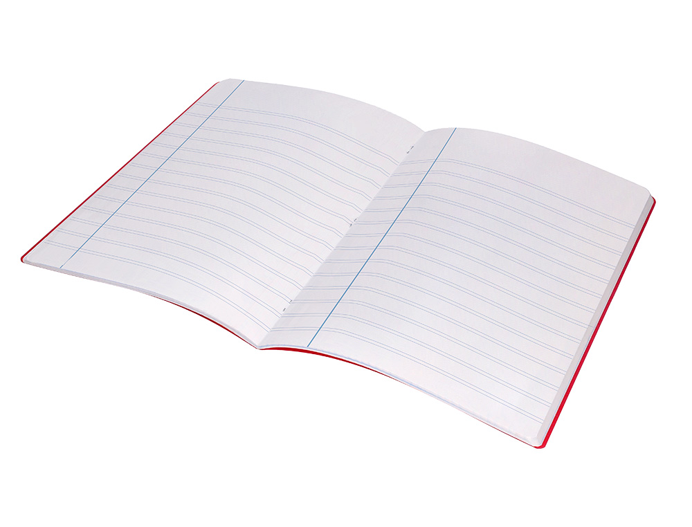 LIBRETA LIDERPAPEL 360 TAPA DE PLASTICO A5 48 HOJAS 90G/M2 PAUTA 5 2,5MM CON MARGEN COLORES SURTIDOS
