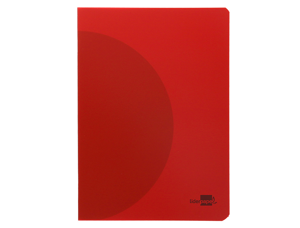 LIBRETA LIDERPAPEL 360 TAPA DE PLASTICO A5 48 HOJAS 90G/M2 PAUTA 5 2,5MM CON MARGEN COLORES SURTIDOS