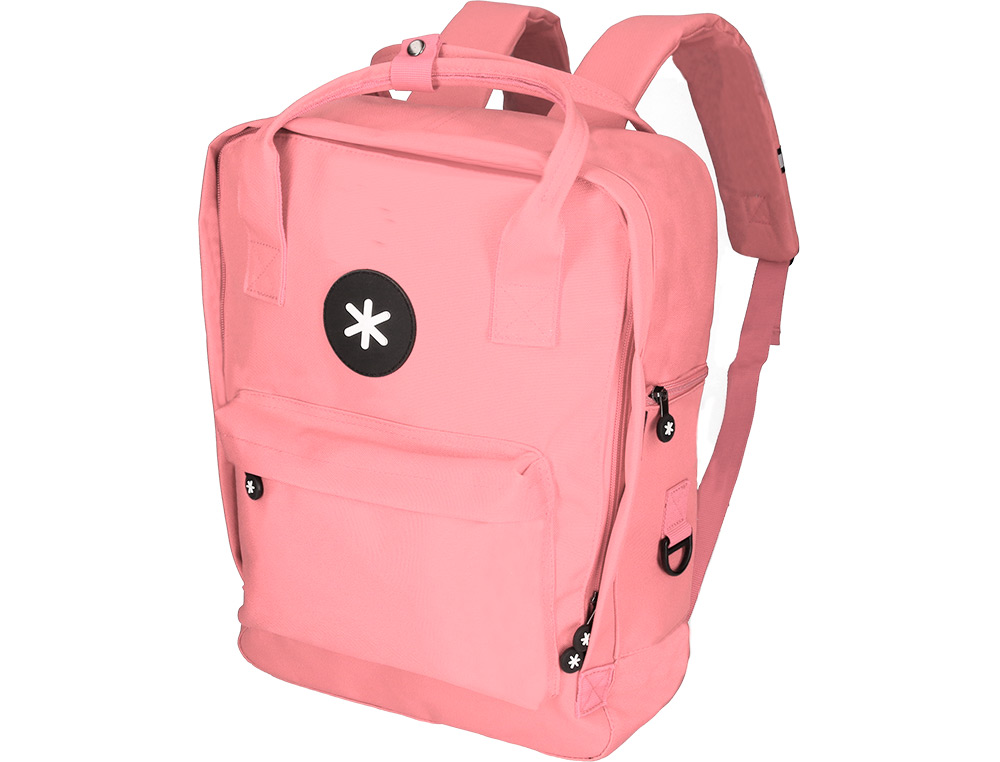 MOCHILA ANTARTIK 2 ASAS Y BOLSILLOS EXTERIORES CORAL 300X115X390 MM