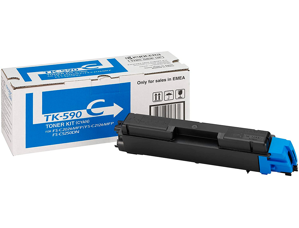 TONER KYOCERA TK590C FSC2026 /2126 /2526 /5250 CIAN