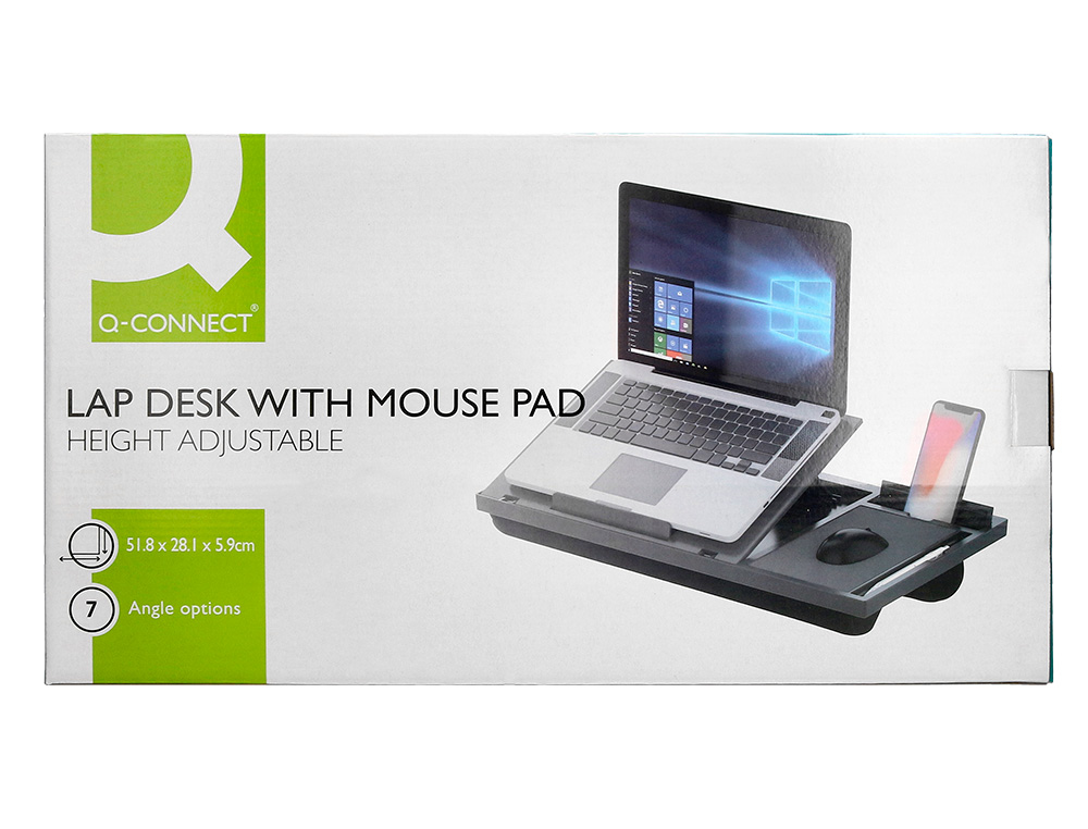 SOPORTE Q-CONNECT ANCHO PARA PORTATIL MOVIL RATON HASTA 17