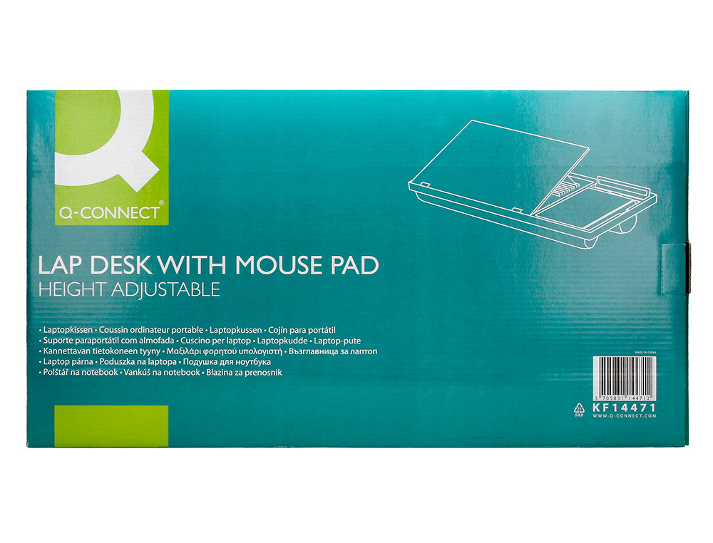SOPORTE Q-CONNECT ANCHO PARA PORTATIL MOVIL RATON HASTA 17