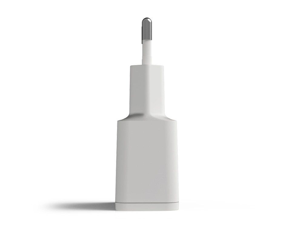 CARGADOR DE PARED GROOVY 2 USB COLOR BLANCO