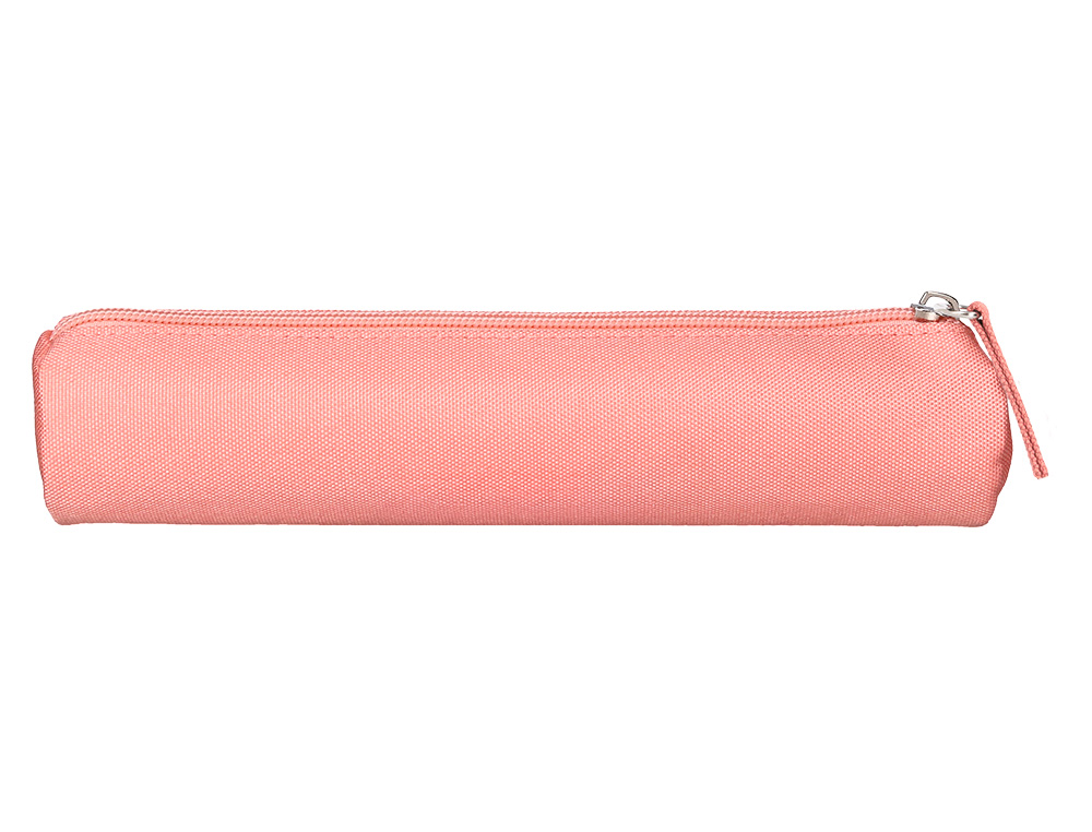 ESTUCHE PORTATODO LIDERPAPEL SLIM CILINDRICO 220X45MM ROSA