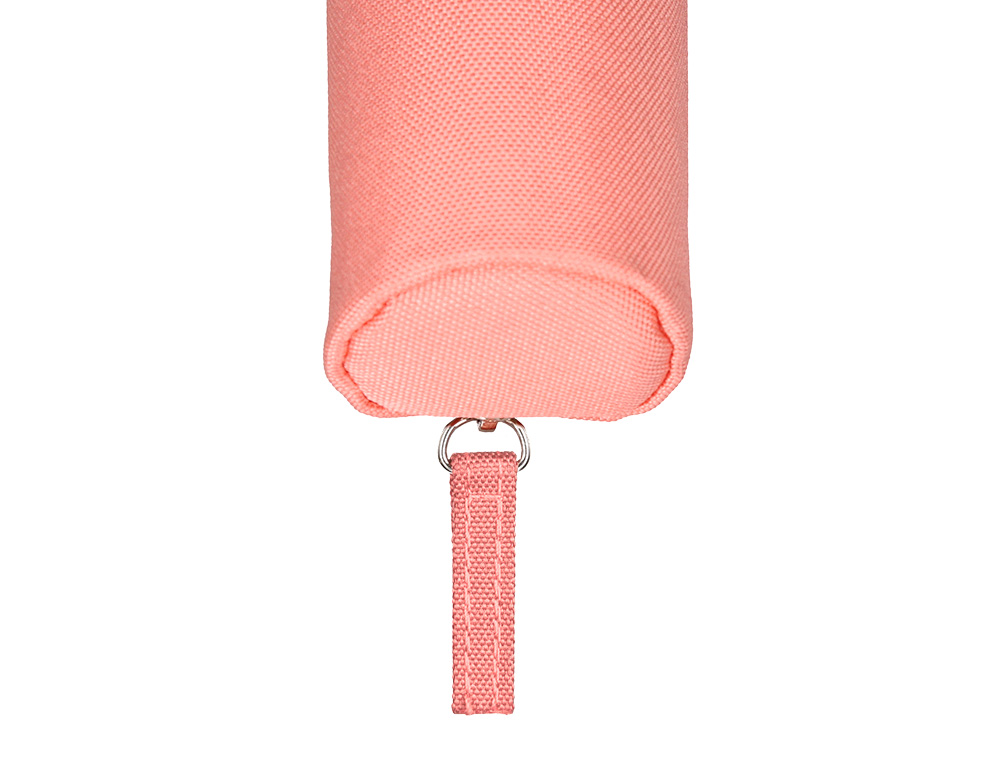 ESTUCHE PORTATODO LIDERPAPEL SLIM CILINDRICO 220X45MM ROSA