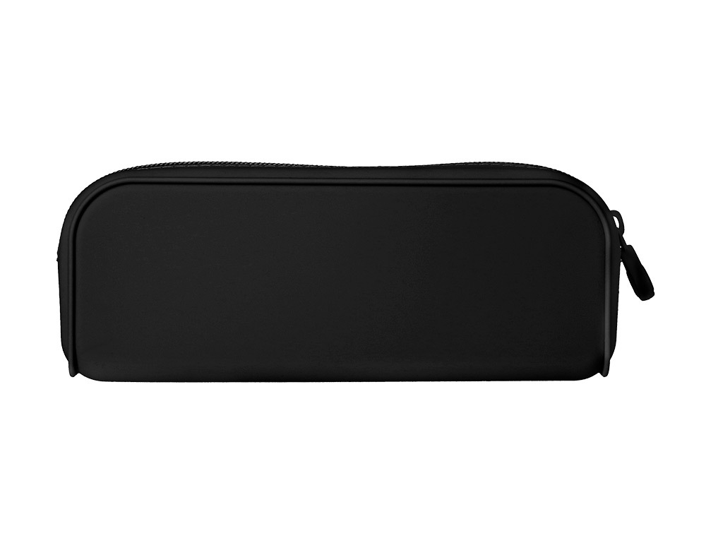 ESTUCHE PORTATODO ANTARTIK PRISMA SILICONA SOFT RECTANGULAR 185X50X75 MM COLOR NEGRO
