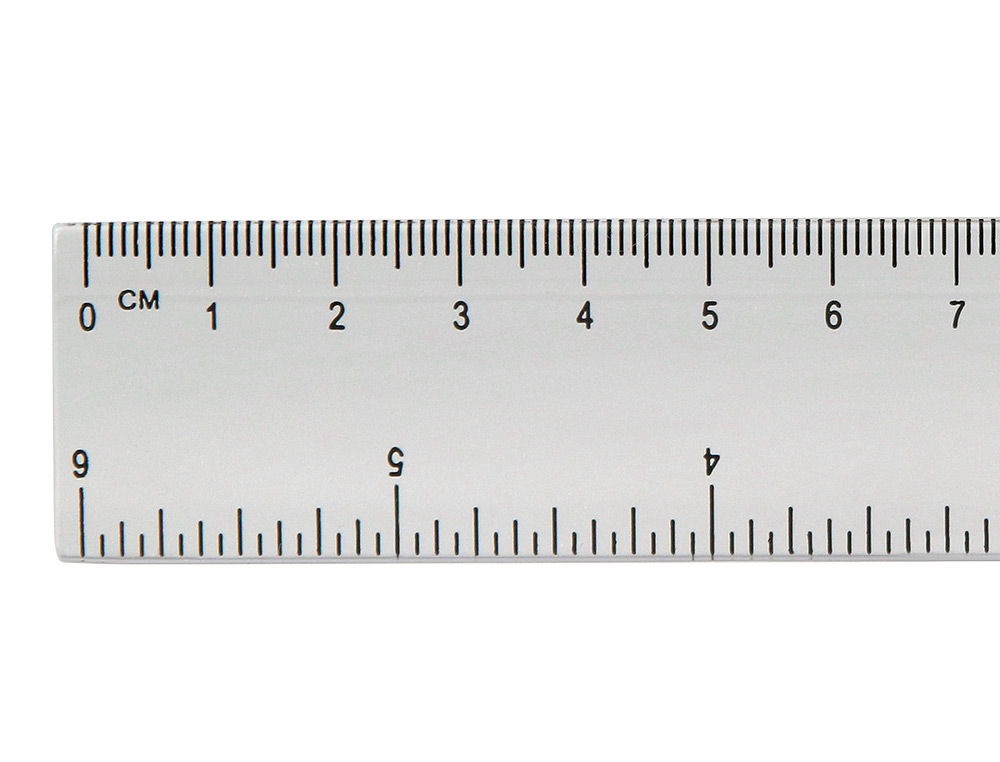 REGLA LIDERPAPEL PLASTICO CRISTAL 15 CM