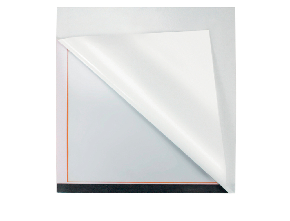 MARCO PORTA ANUNCIOS NOBO DIN A4 MARCO MAGNETICO AUTOADHESIVO COLOR NARANJA PACK DE 2 UNIDADES