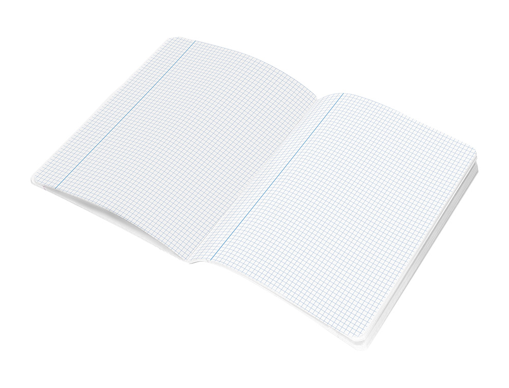 LIBRETA LIDERPAPEL SMART A4 48 HOJAS 75G/M2 CUADRO 4MM CON MARGEN COLORES SURTIDOS