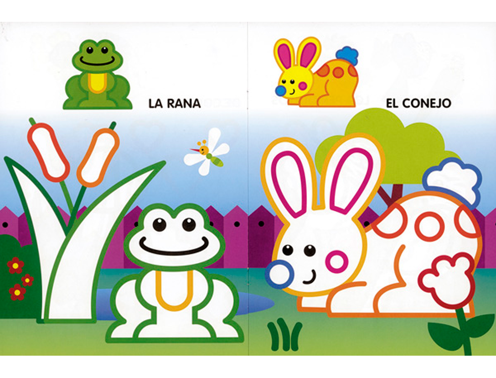 CUADERNO DE COLOREAR SUSAETA COLOREA A MIS AMIGOS 12 PAGINAS 20X27 CM