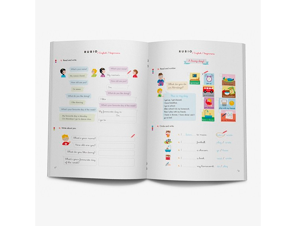 CUADERNO RUBIO ENGLISH 7 YEARS BEGINNERS