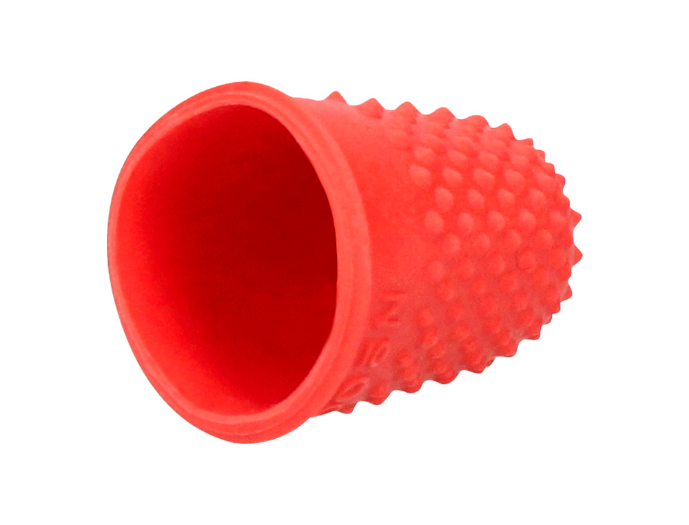 DEDILES Q-CONNECT GOMA Nº00 18-20 MM DIAMETRO CAJA DE 12 UNIDADES COLOR ROJO