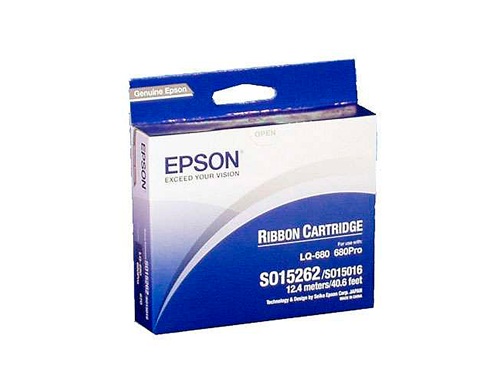 CINTA IMPRESORA EPSON LQ-670/860/1060/2500/2550, DLQ-2000 NEGRA