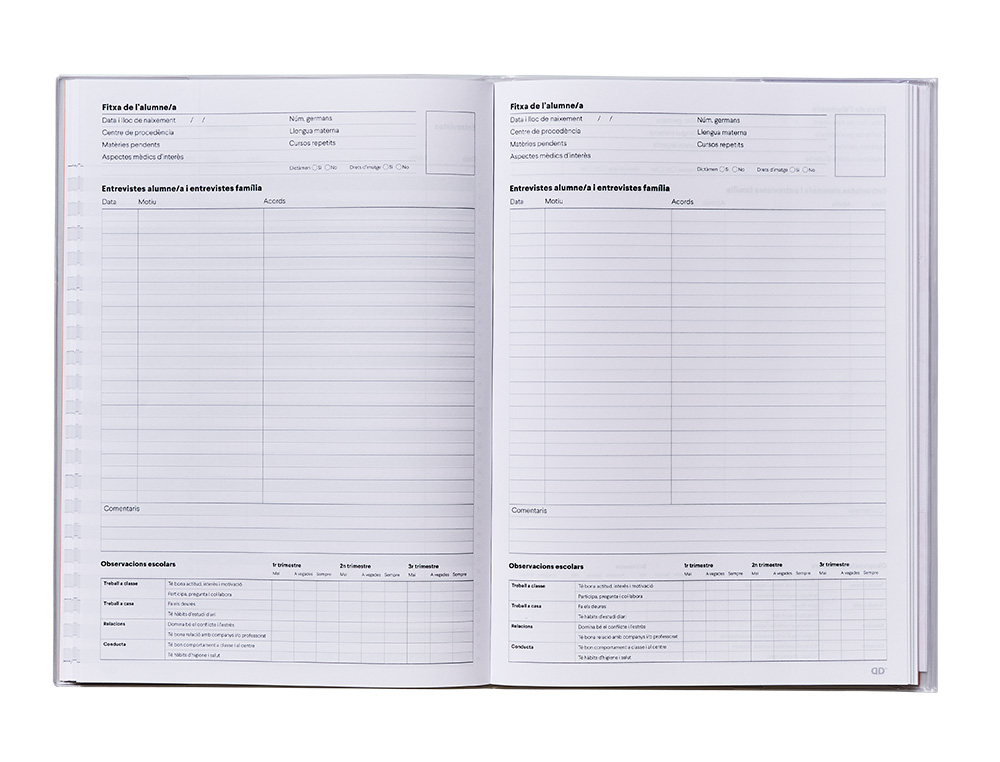 CUADERNO DUPLEX ADDITIO A4 EVALUACION CONTINUA Y TUTORIA CATALAN