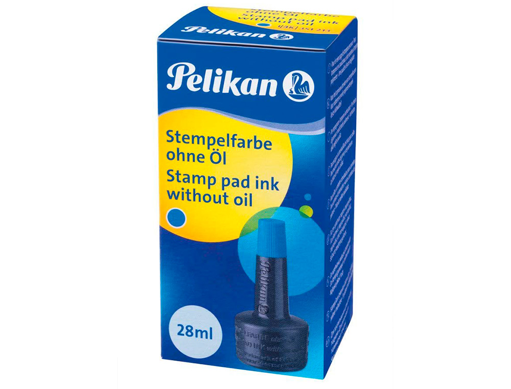 TINTA TAMPON PELIKAN AZUL BOTE 28 ML