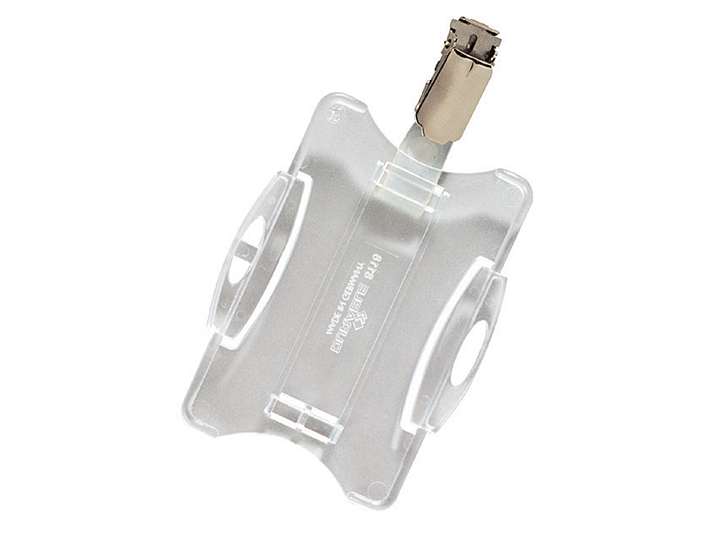 IDENTIFICADOR CON PINZA GIRATORIA DURABLE USO VERTICAL/HORIZONTAL 54X85 MM
