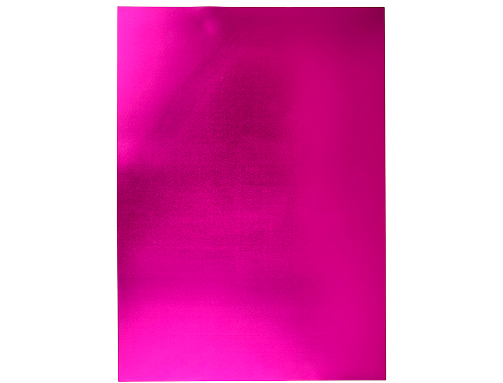 GOMA EVA LIDERPAPEL 50X70 CM ESPESOR 2 MM METALIZADA ROSA