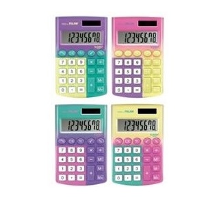 CALCULADORA MILAN POCKET DE BOLSILLO COLORES SUNSET