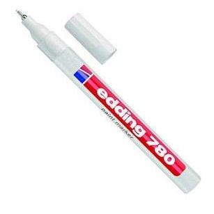 ROTULADOR EDDING 780 BLANCO PUNTA REDONDA 0.8 MM