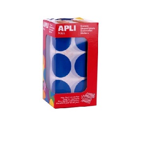  GOMETS APLI REDONDOS DE 30MM AZUL