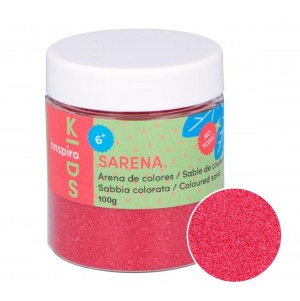 ARENA DE COLORES SARENA POTE 100GR. COLOR FUCSIA