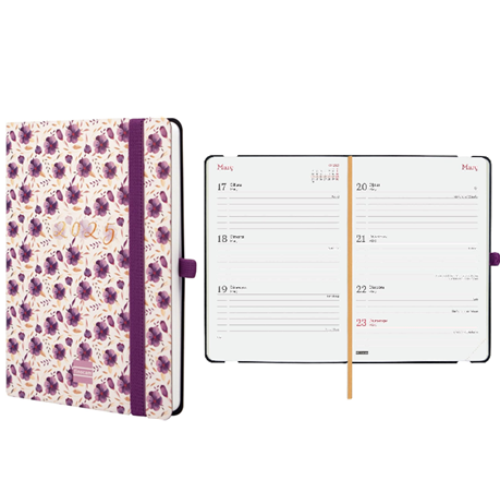AGENDA CAPRI FINOCAM 16 MESES 2024-25 COLOR VIOLET