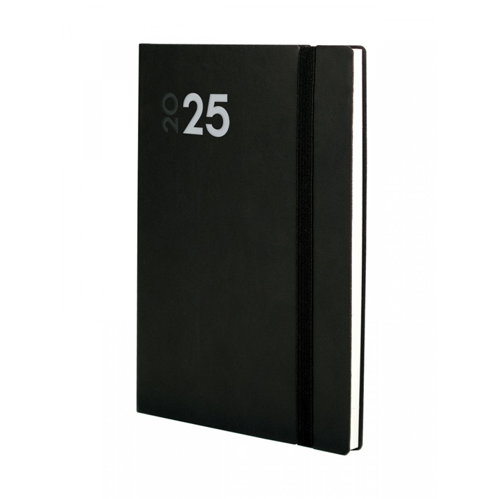 AGENDA FINOCAM DYNAMIC MARA A5 140X204MM. Y10 SEMANA VISTA HZTAL.CATALAN 2025 COLOR NEGRO