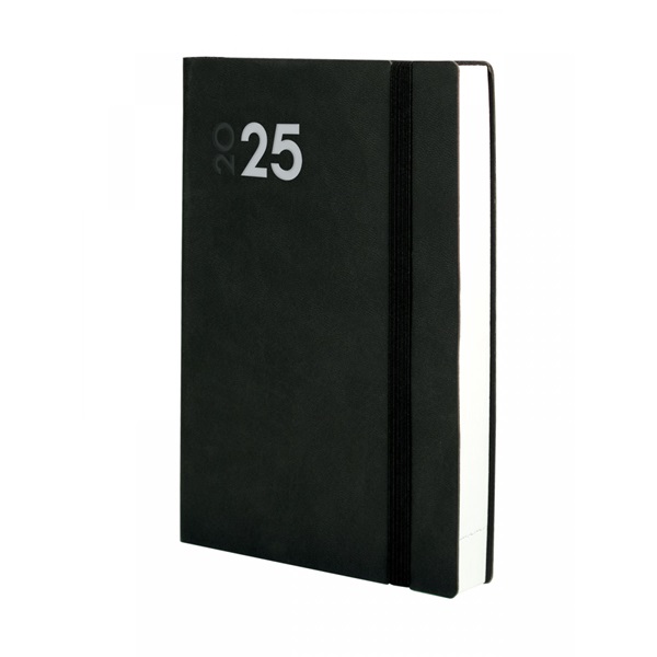 AGENDA FINOCAM DYNAMIC MARA A5 120X170MM. Y4 DIA PAGINA CATALAN 2025 COLOR NEGRO