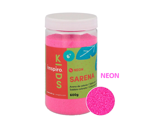 ARENDA DE COLOR NEON SARENA POTE 600GR.ROSA