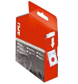 ARANDELAS AUTOADHESIVAS BLANCAS APLI 200U.
