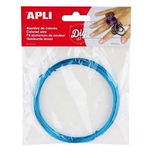 ALAMBRE DE COLOR AZUL APLI ROLLO DE 1.5MMX5M. 14098