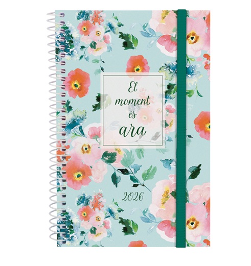 AGENDA ESPIRAL FINOCAM DESIGN AHORA 117 X 181 MM. SEMANA VISTA HORIZONTAL CATALN 2026